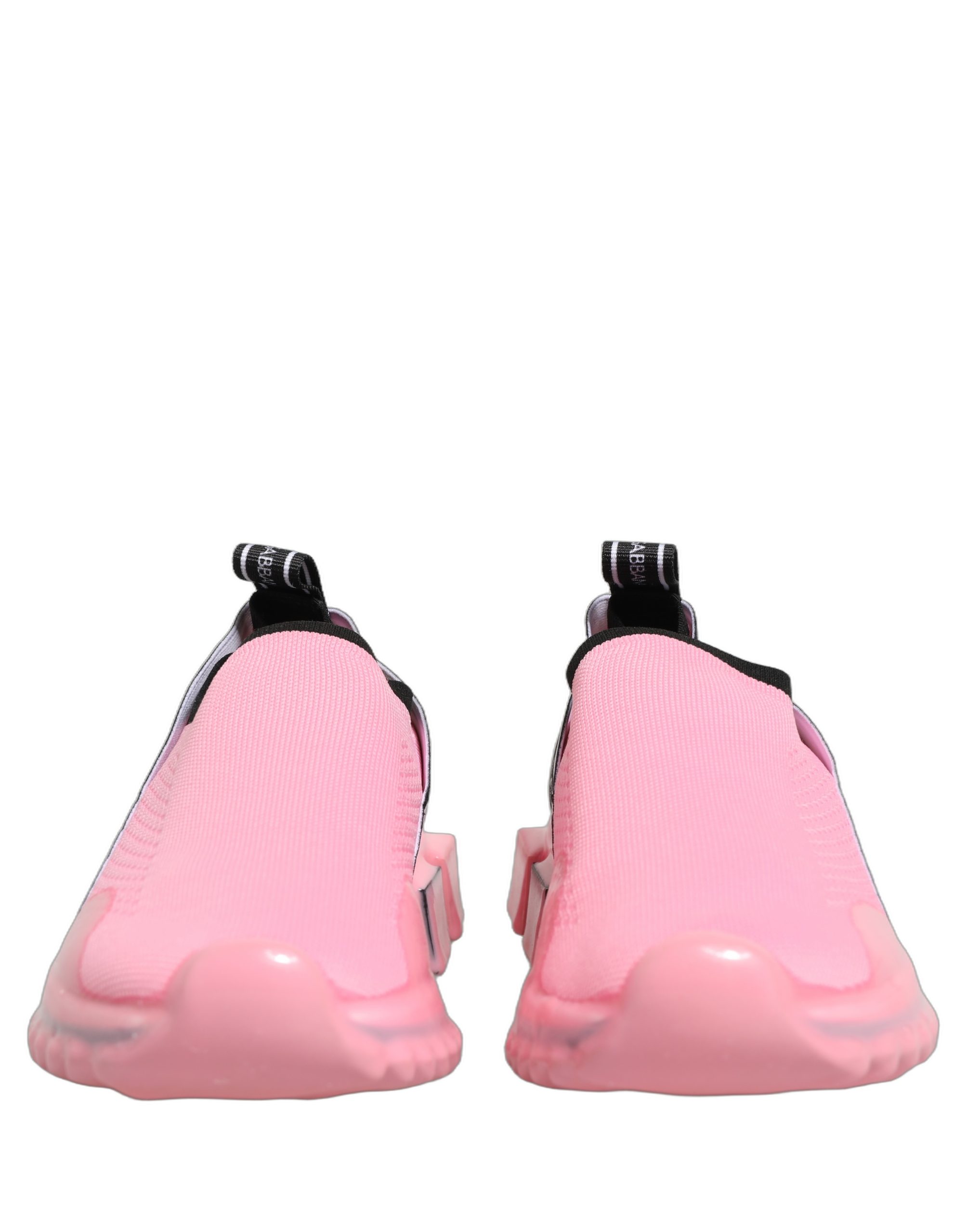 Dolce & Gabbana Pink Slip On Low Top Sorrento Sneakers Shoes - Image 3
