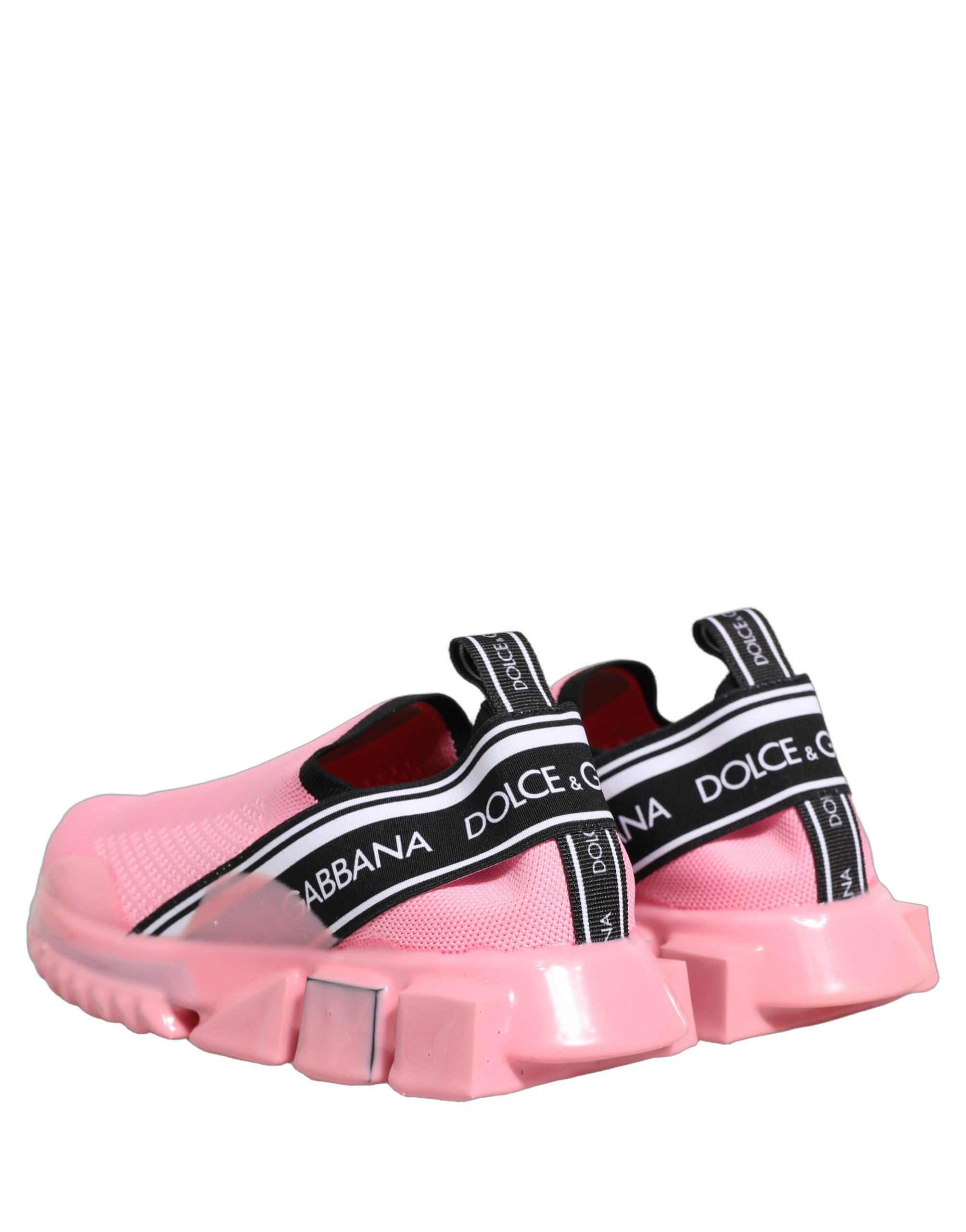 Dolce & Gabbana Pink Slip On Low Top Sorrento Sneakers Shoes - Image 6