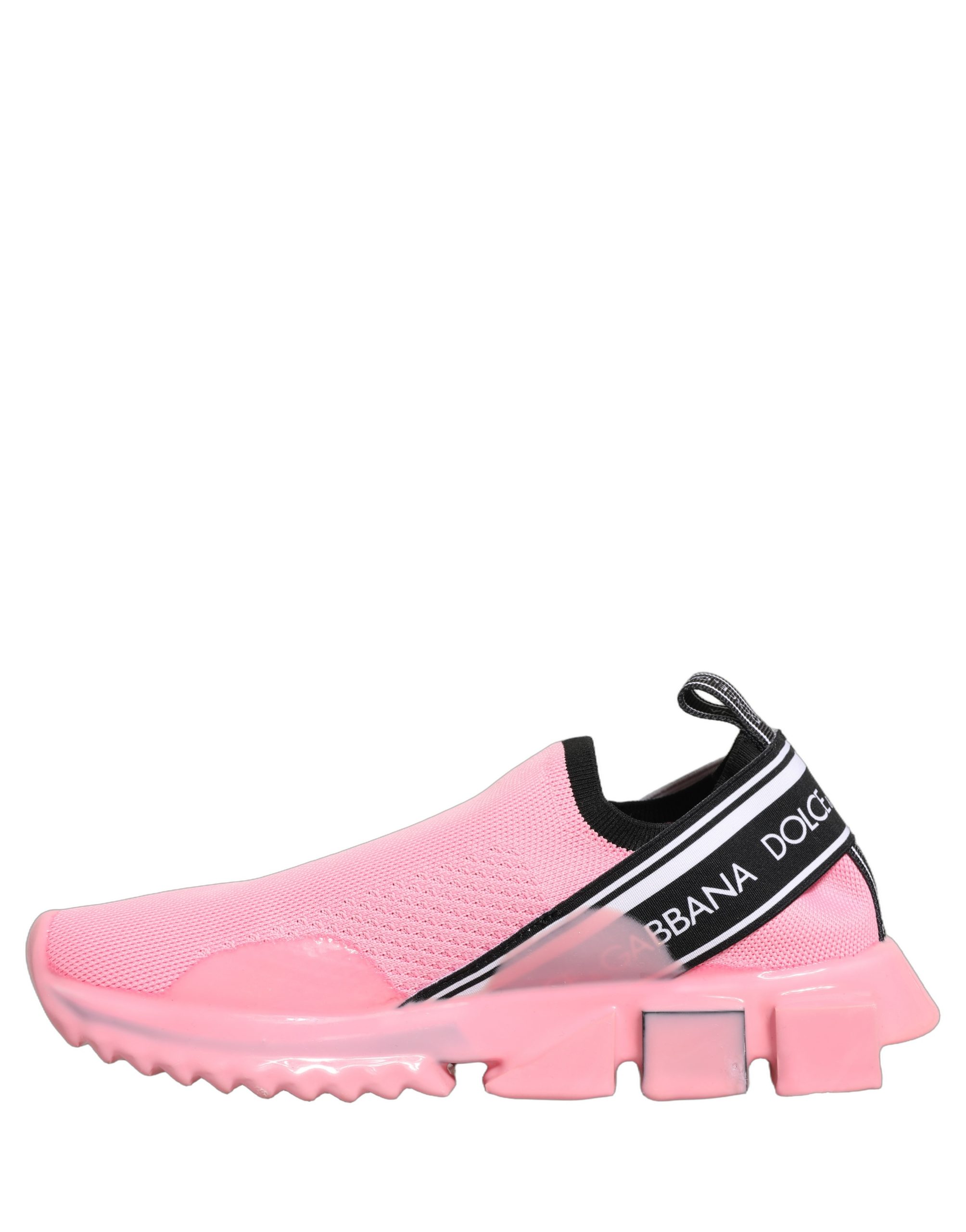 Dolce & Gabbana Pink Slip On Low Top Sorrento Sneakers Shoes - Image 7