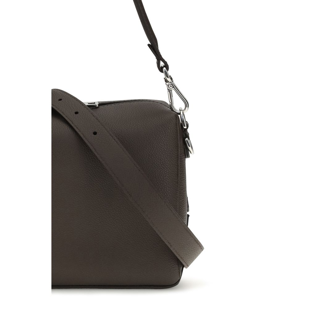 Fendi Brown Calf Leather Bos Taurus Shoulder Bag - Image 4