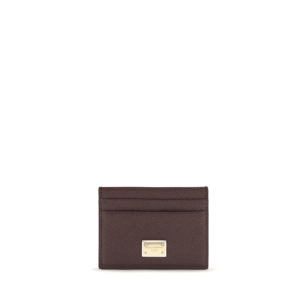 Dolce & Gabbana Brown Calf Leather Bos Taurus Wallet