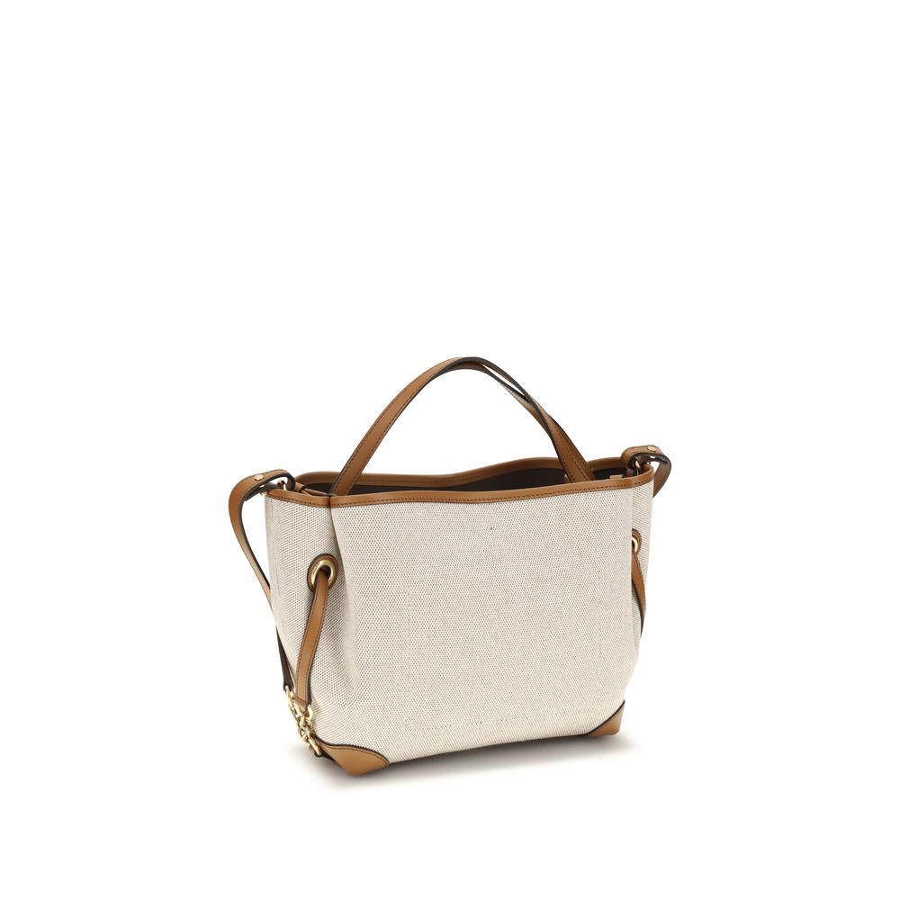ChloƩ Beige Fabric Handbag - Image 3