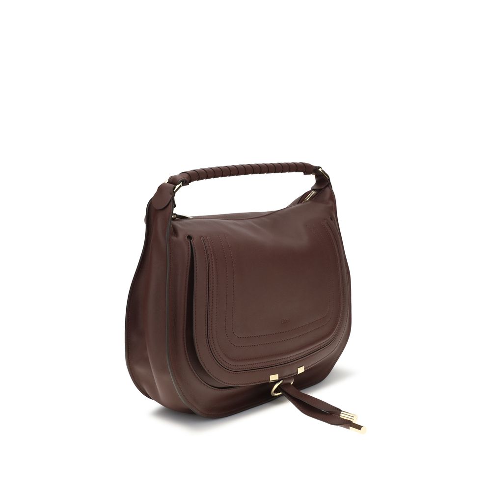 ChloƩ Brown Calf Leather Bos Taurus Shoulder Bag - Image 2
