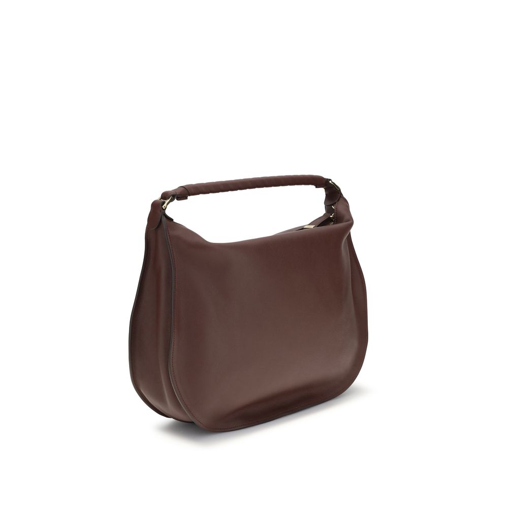 ChloƩ Brown Calf Leather Bos Taurus Shoulder Bag - Image 3