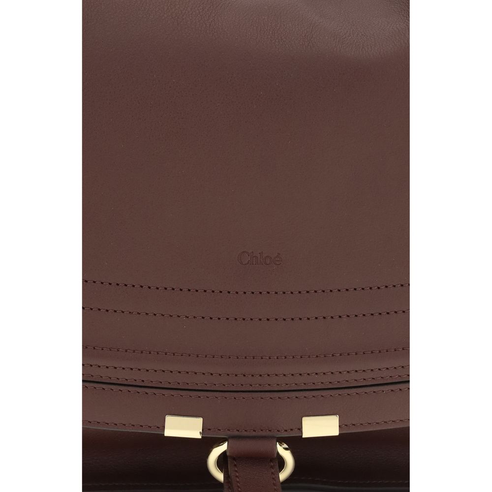 ChloƩ Brown Calf Leather Bos Taurus Shoulder Bag - Image 4