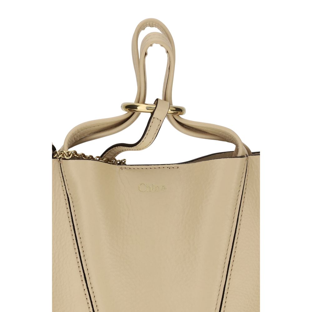 ChloƩ Beige Calf Leather Bos Taurus Shoulder Bag - Image 4