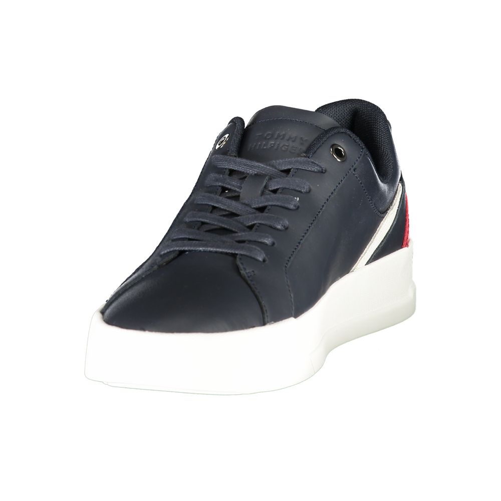 Tommy Hilfiger Blue Polyester Athletic Sneakers - Image 3