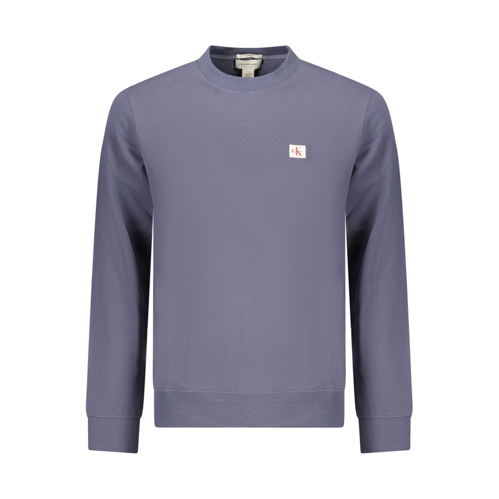 Calvin Klein Blue Cotton Sweatshirt