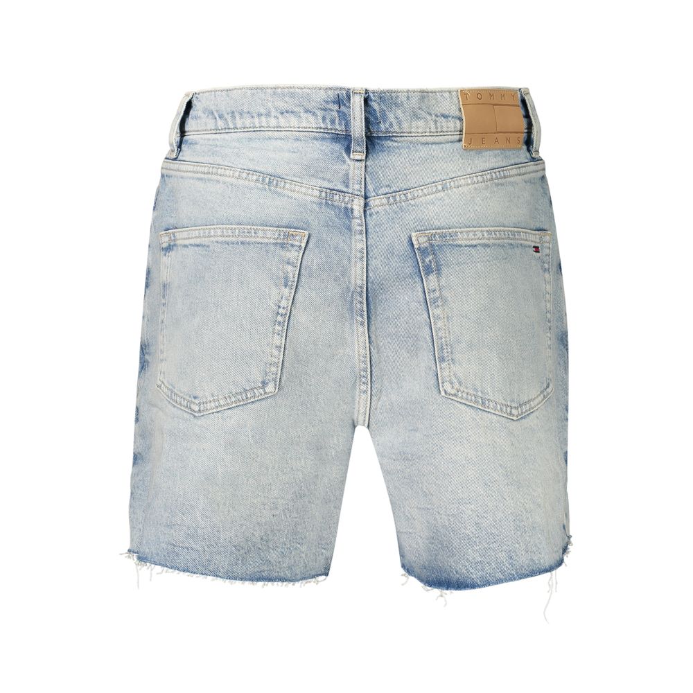 Tommy Hilfiger Azzurro Cotton Women's Short - Image 2