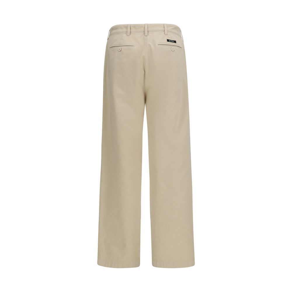 Prada Beige Cotton Casual Pants - Image 2