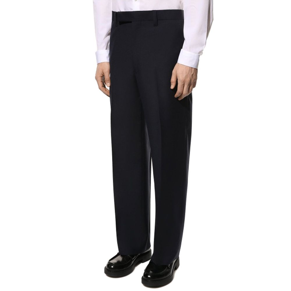 Prada Blue Wool Dress Pants - Image 2