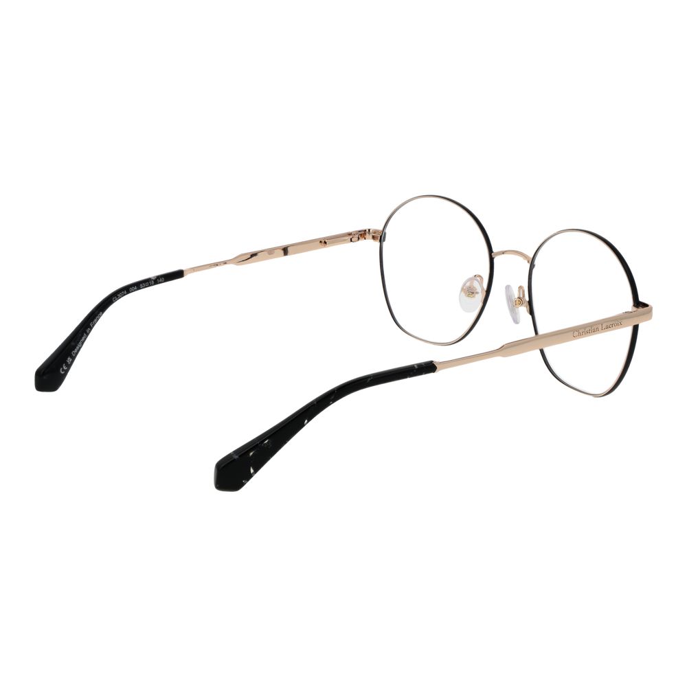 Christian Lacroix Beige Stainless Steel Glasses (Frames) - Image 3