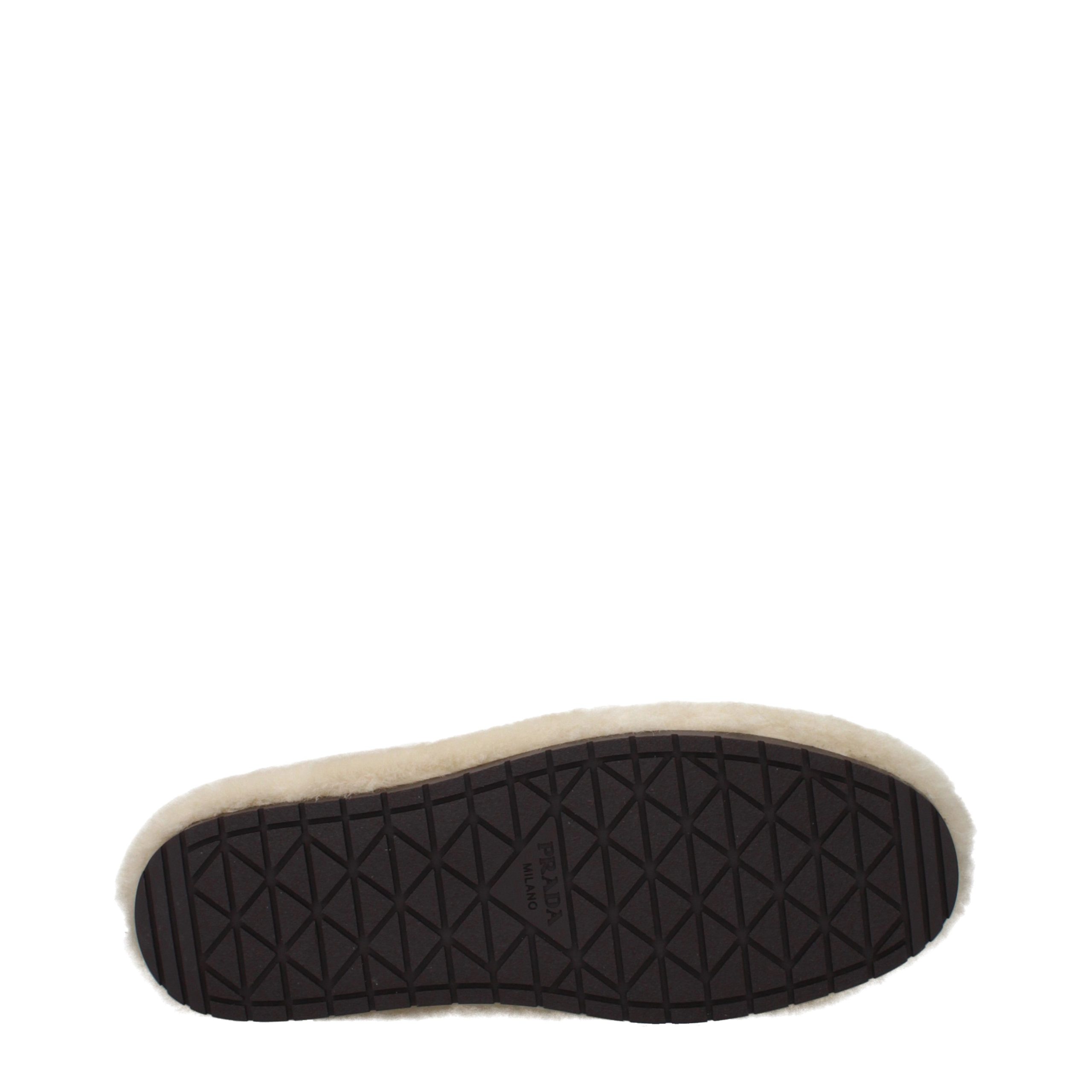 Prada Beige Fur Slippers - Image 4