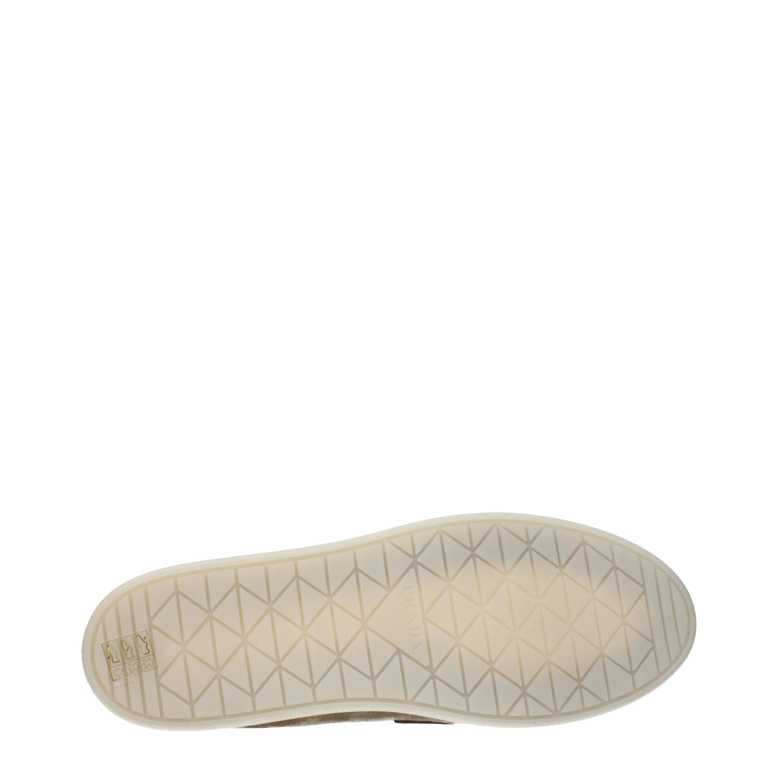Prada Beige Leather Slip-On Loafers - Image 5
