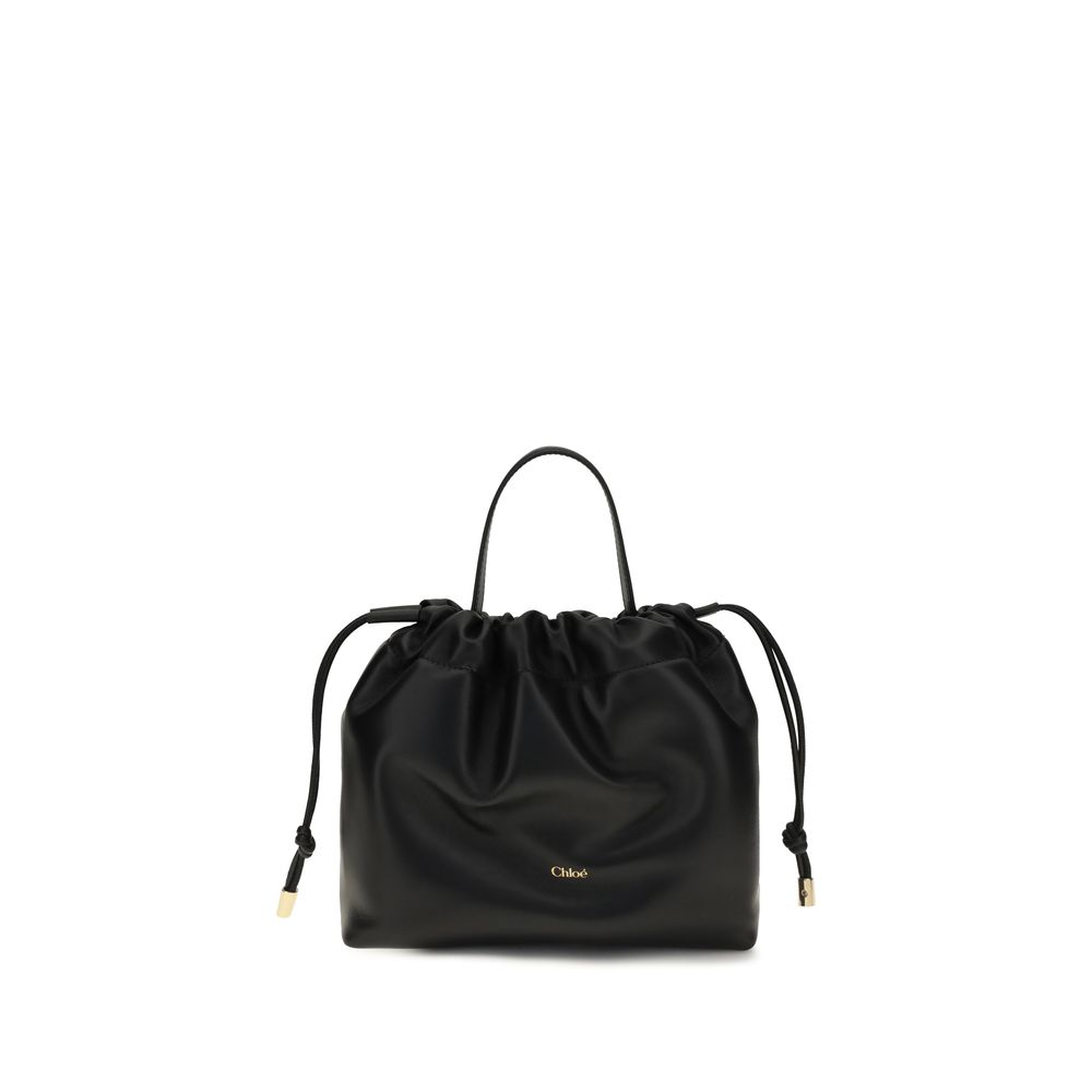 ChloƩ Black Lamb Ovis Aries Aries Shoulder Bag