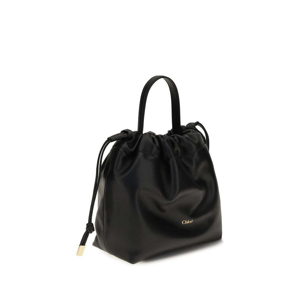 ChloƩ Black Lamb Ovis Aries Aries Shoulder Bag - Image 2