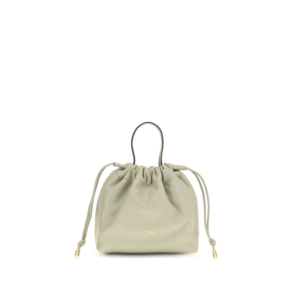 ChloƩ Gray Lamb Ovis Aries Shoulder Bag
