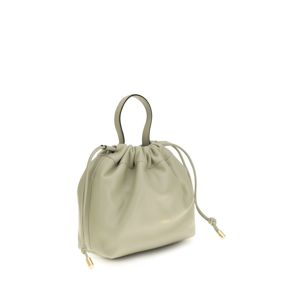 ChloƩ Gray Lamb Ovis Aries Shoulder Bag - Image 2