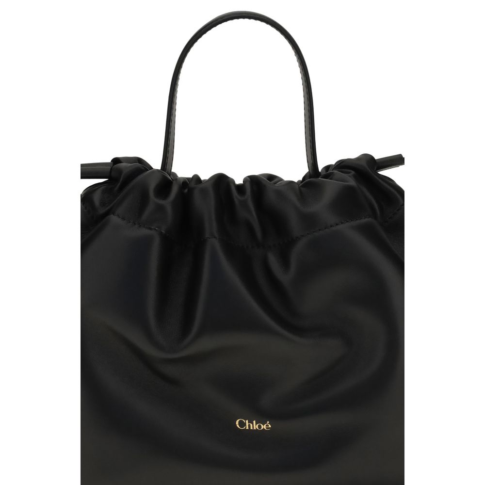 ChloƩ Black Lamb Ovis Aries Aries Shoulder Bag - Image 4