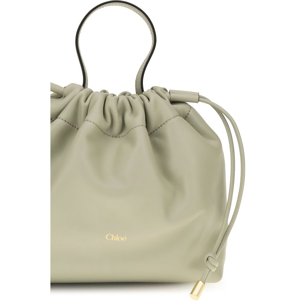ChloƩ Gray Lamb Ovis Aries Shoulder Bag - Image 4