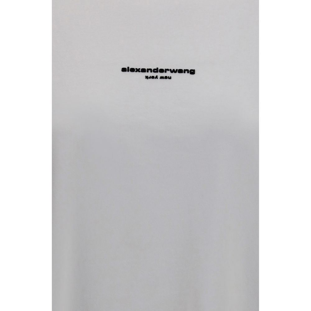 Alexander Wang White Cotton T-Shirt - Image 3