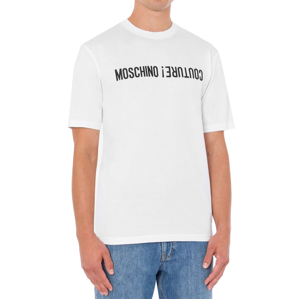 Moschino White Cotton T-Shirt - Image 2