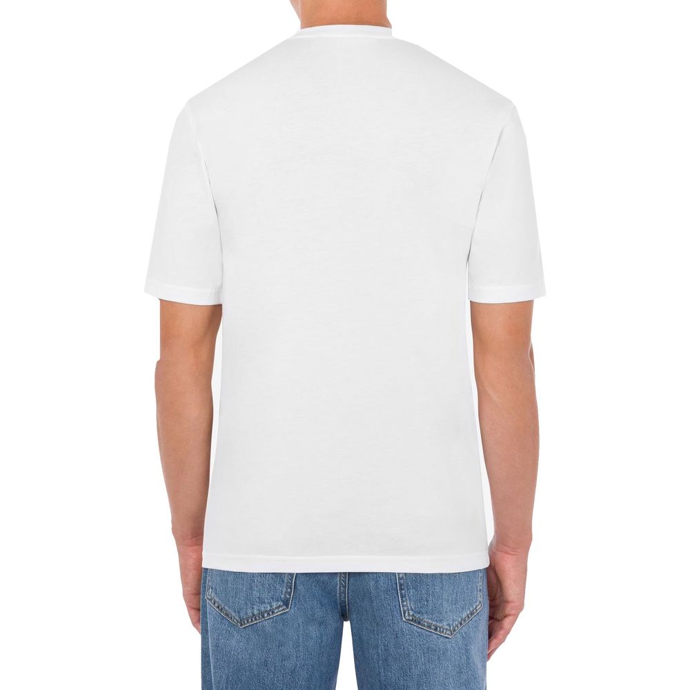 Moschino White Cotton T-Shirt - Image 3