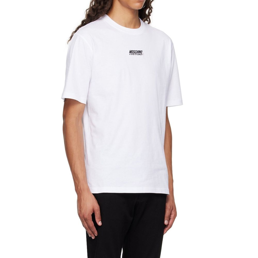 Moschino White Cotton T-Shirt - Image 2