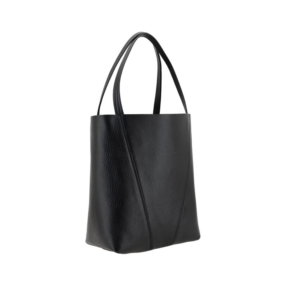 ChloƩ Black Calf Leather Bos Taurus Shoulder Bag - Image 3