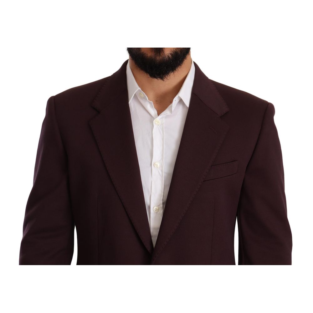 Dolce & Gabbana Purple Cotton Blazer - Image 3