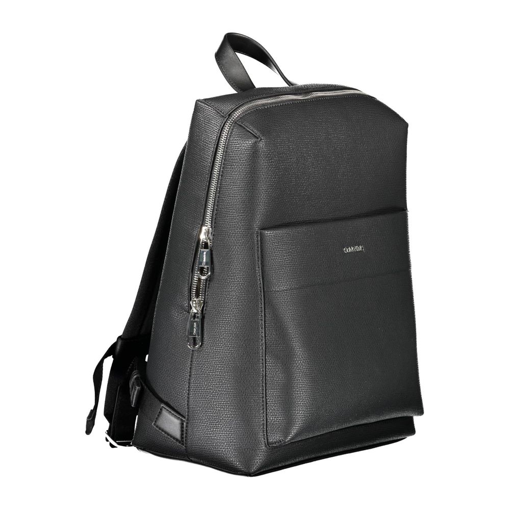 Calvin Klein Nero Polyester Men Backpack - Image 3