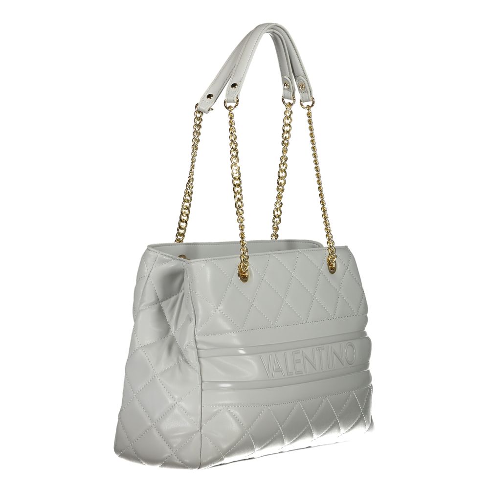 Valentino Gray Polyethylene Handbag - Image 3