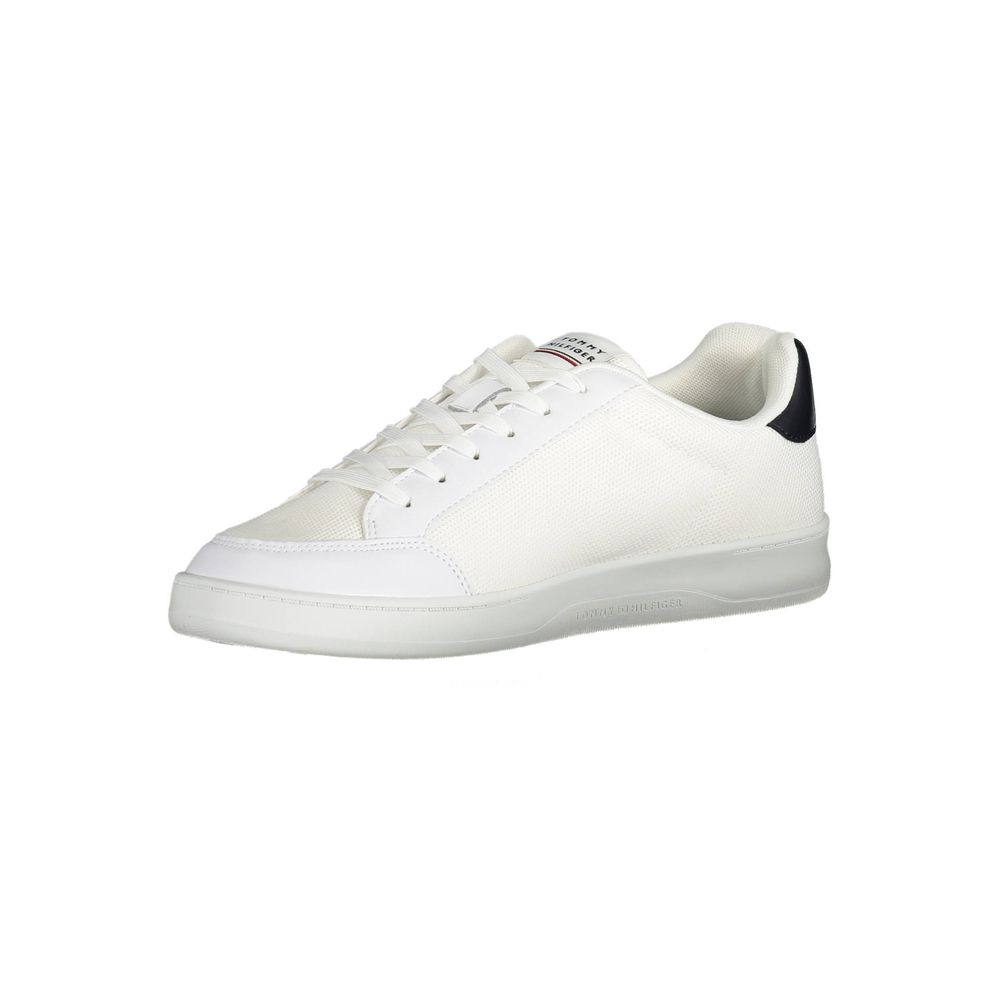 Tommy Hilfiger White Polyester Men Sneaker - Image 3