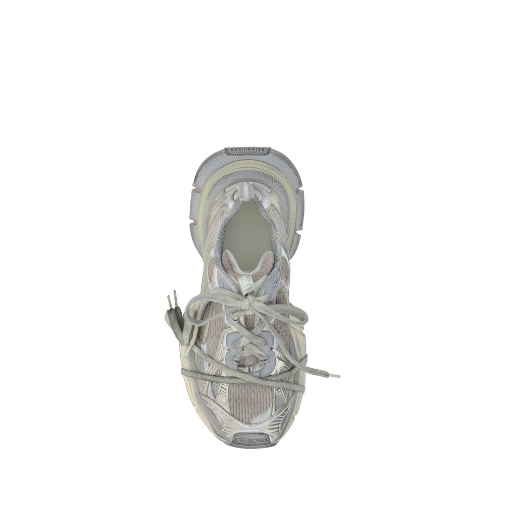 Balenciaga Gray Polyethylene Chunky Sneakers - Image 4