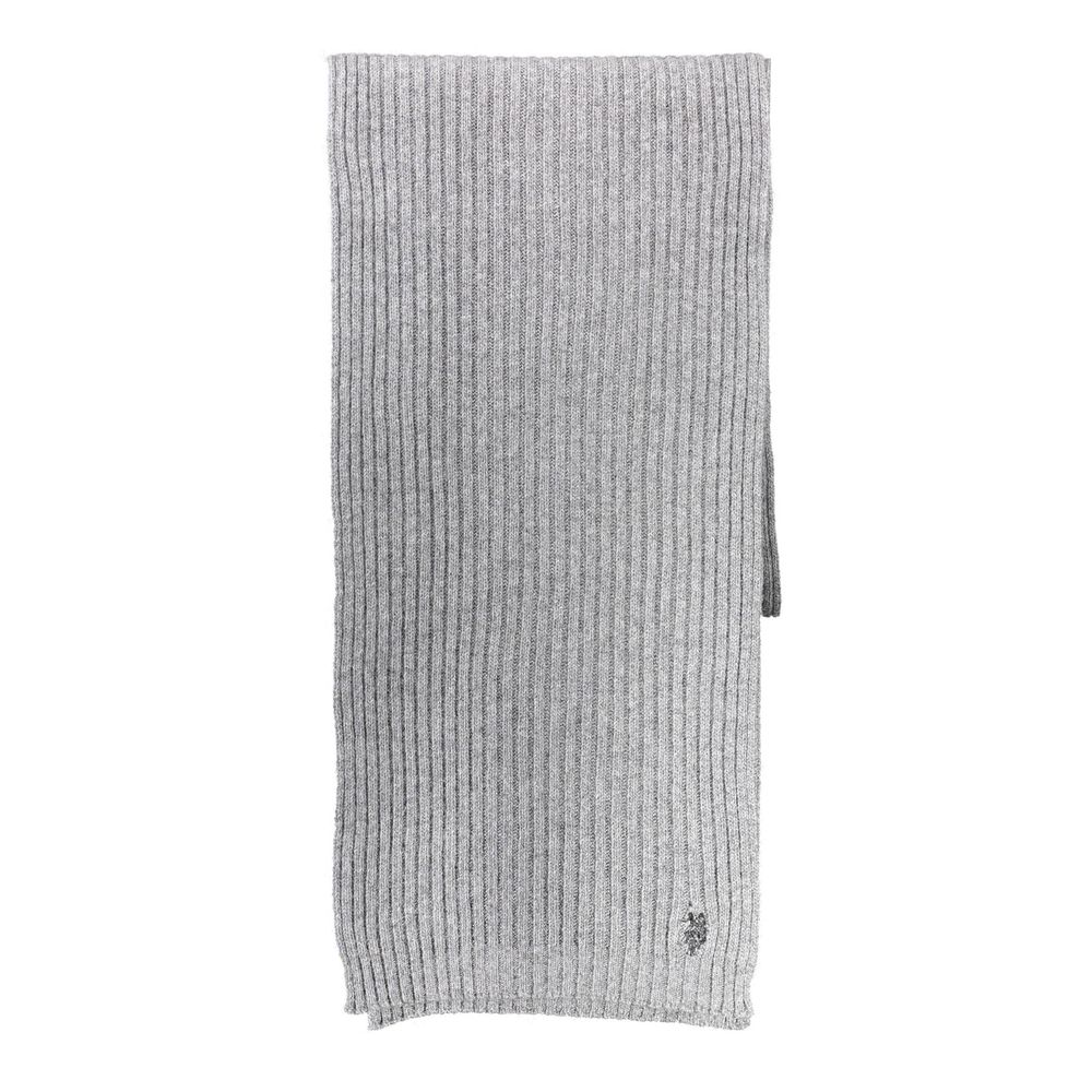 U.S. POLO ASSN. Gray Wool Men's Scarf - Image 3