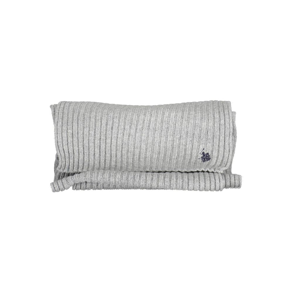 U.S. POLO ASSN. Gray Wool Men's Scarf - Image 2