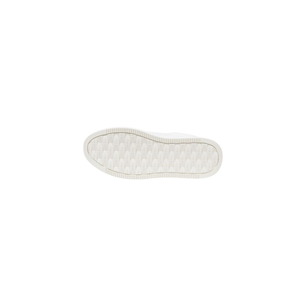 Calvin Klein Jeans Silver Leather Platform Sneakers - Image 4