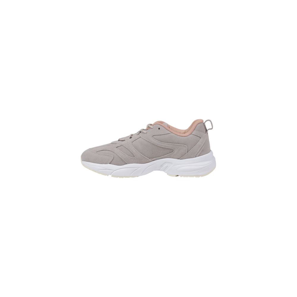 Calvin Klein Jeans Gray Artificial Leather Athletic Sneakers - Image 3