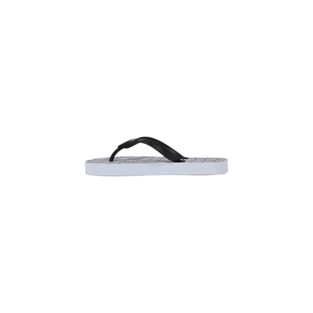 Armani Exchange White Rubber Flip-Flop Sandals - Image 3