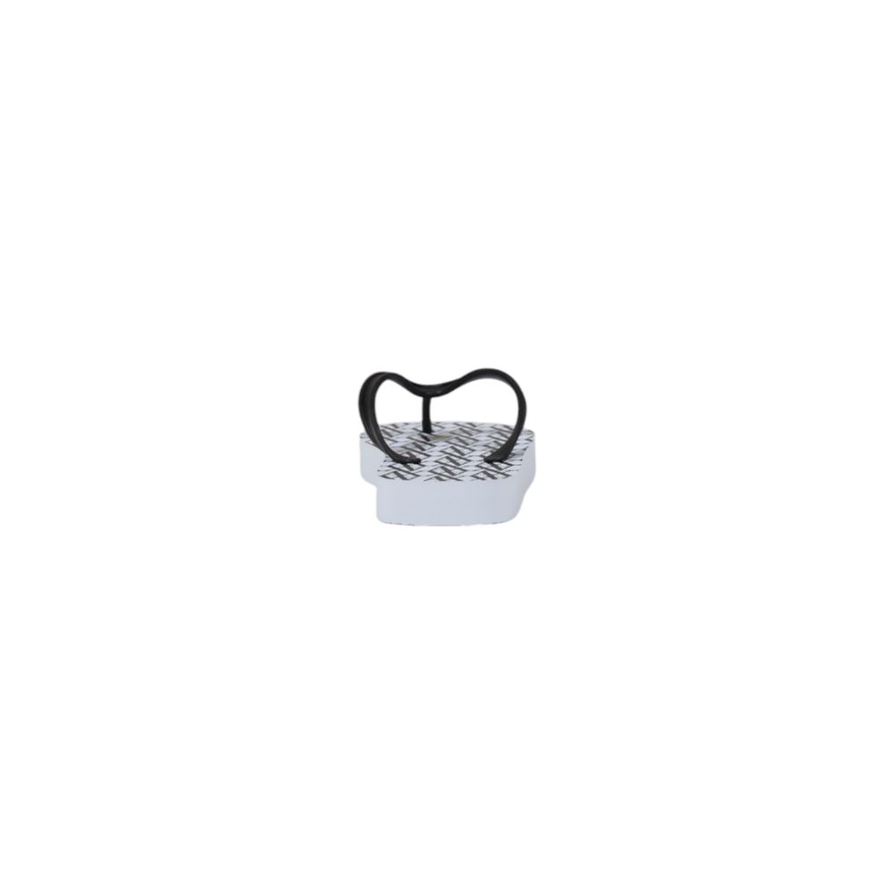 Armani Exchange White Rubber Flip-Flop Sandals - Image 4