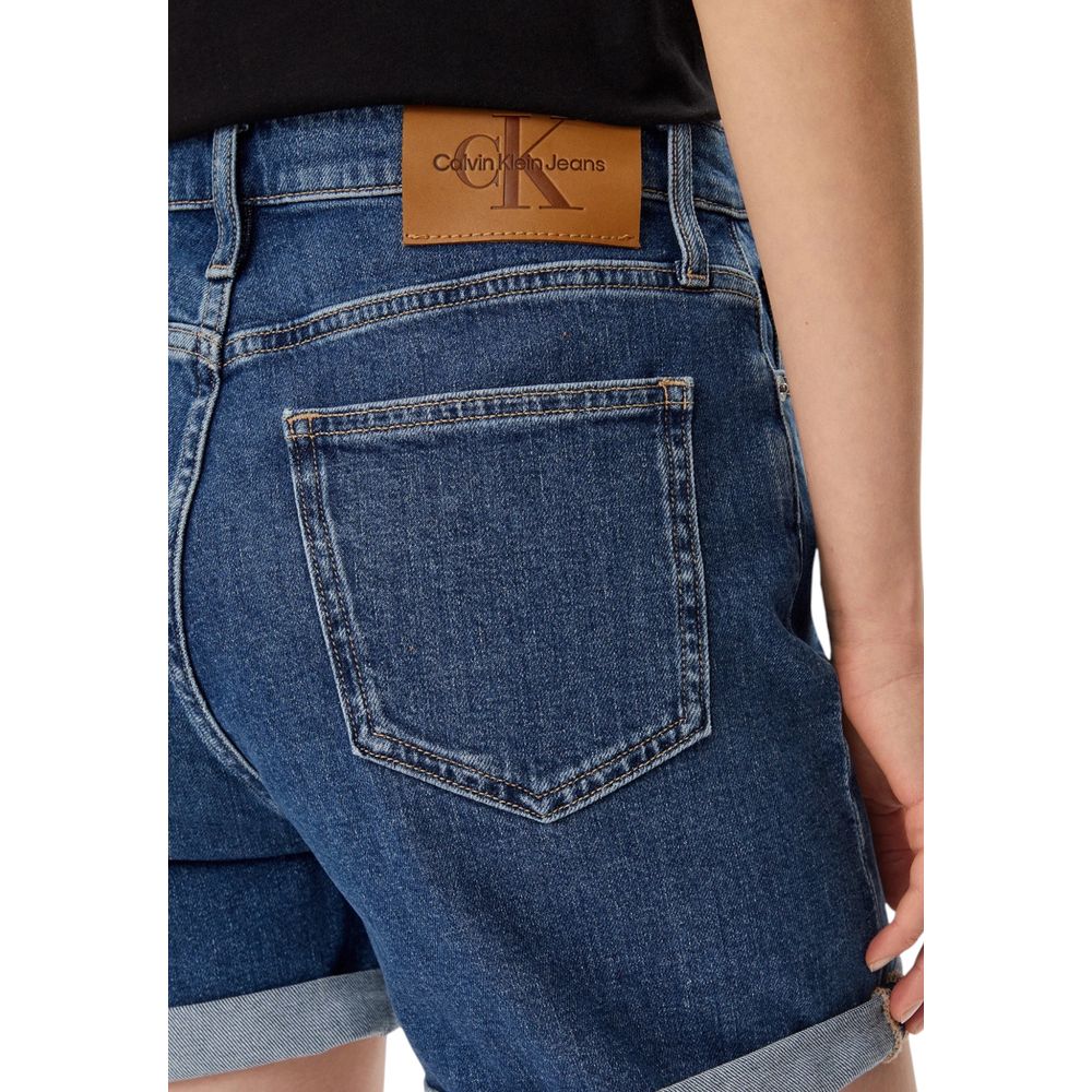 Calvin Klein Jeans Blue Cotton Shorts - Image 5