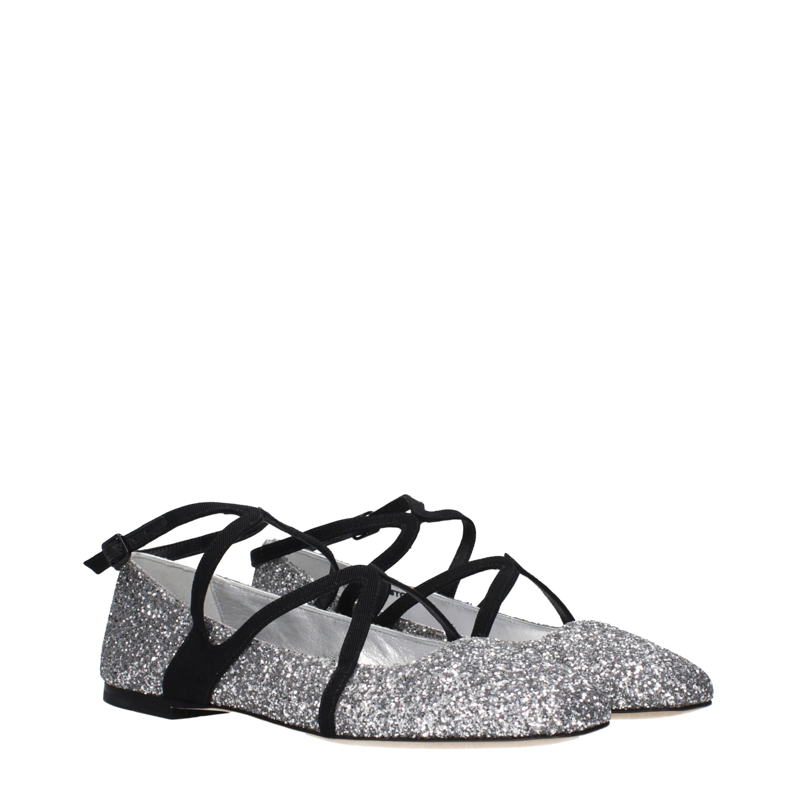 Jimmy Choo Gray Plastic Ballet Flats - Image 2