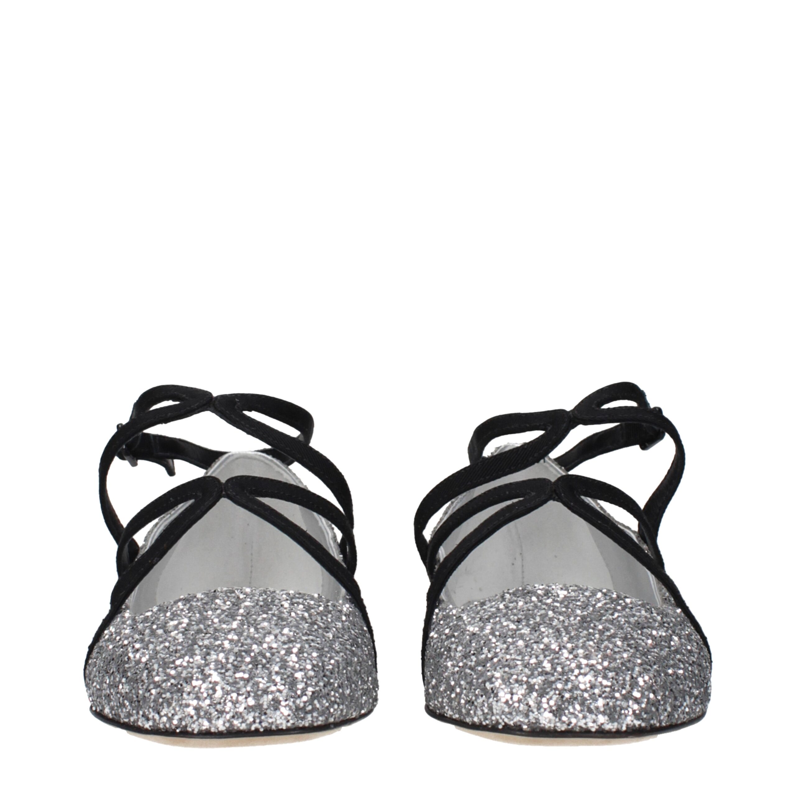 Jimmy Choo Gray Plastic Ballet Flats - Image 3