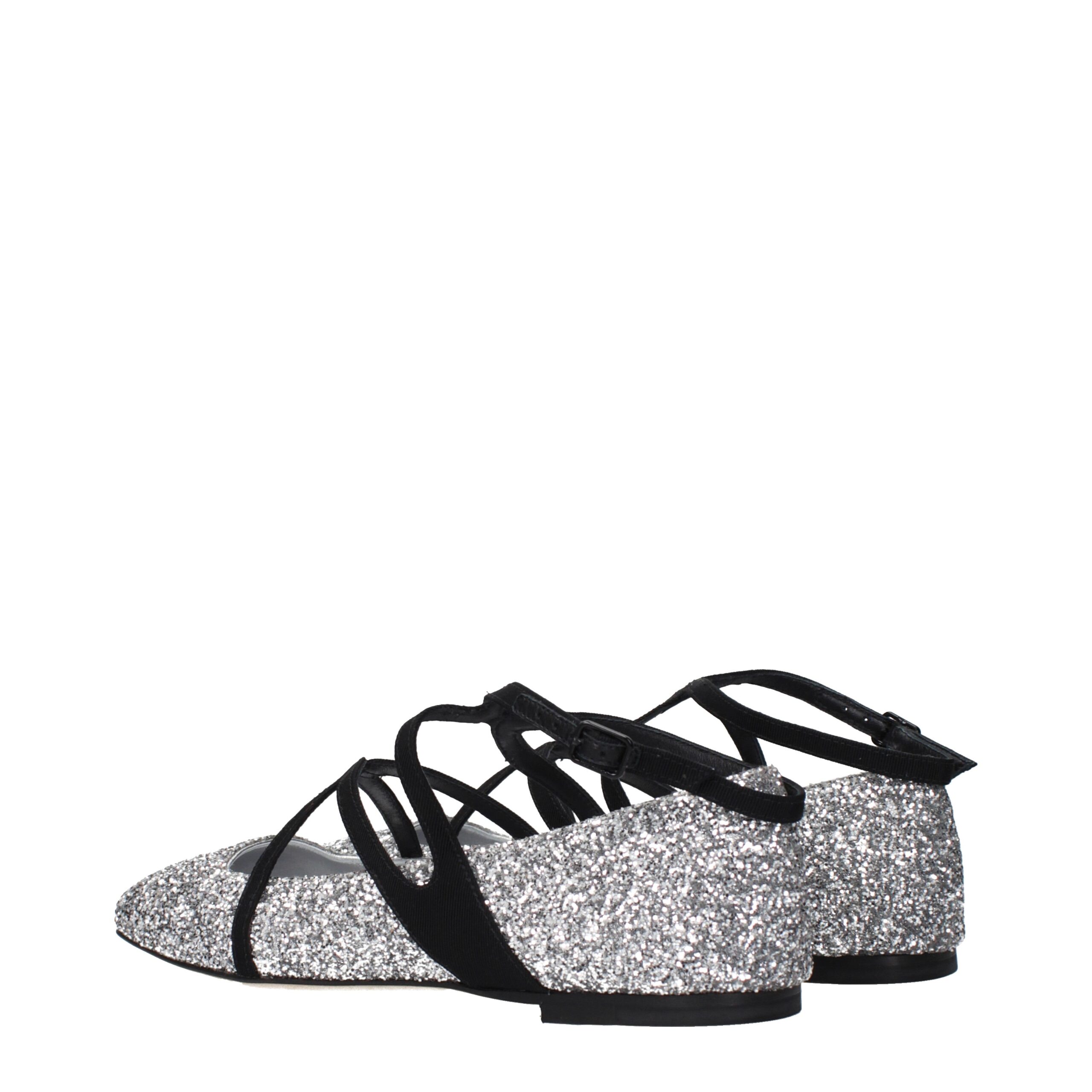 Jimmy Choo Gray Plastic Ballet Flats - Image 4