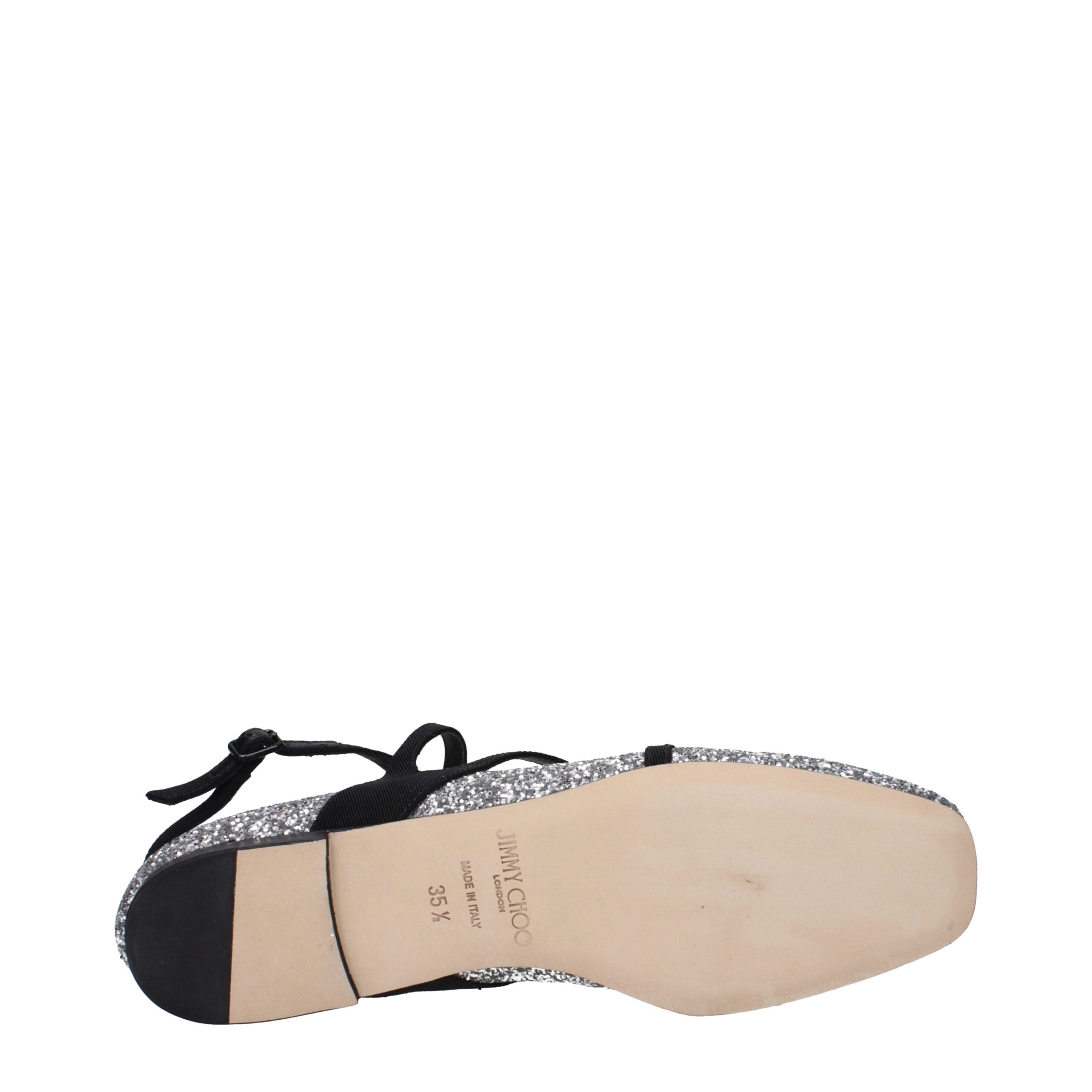 Jimmy Choo Gray Plastic Ballet Flats - Image 5