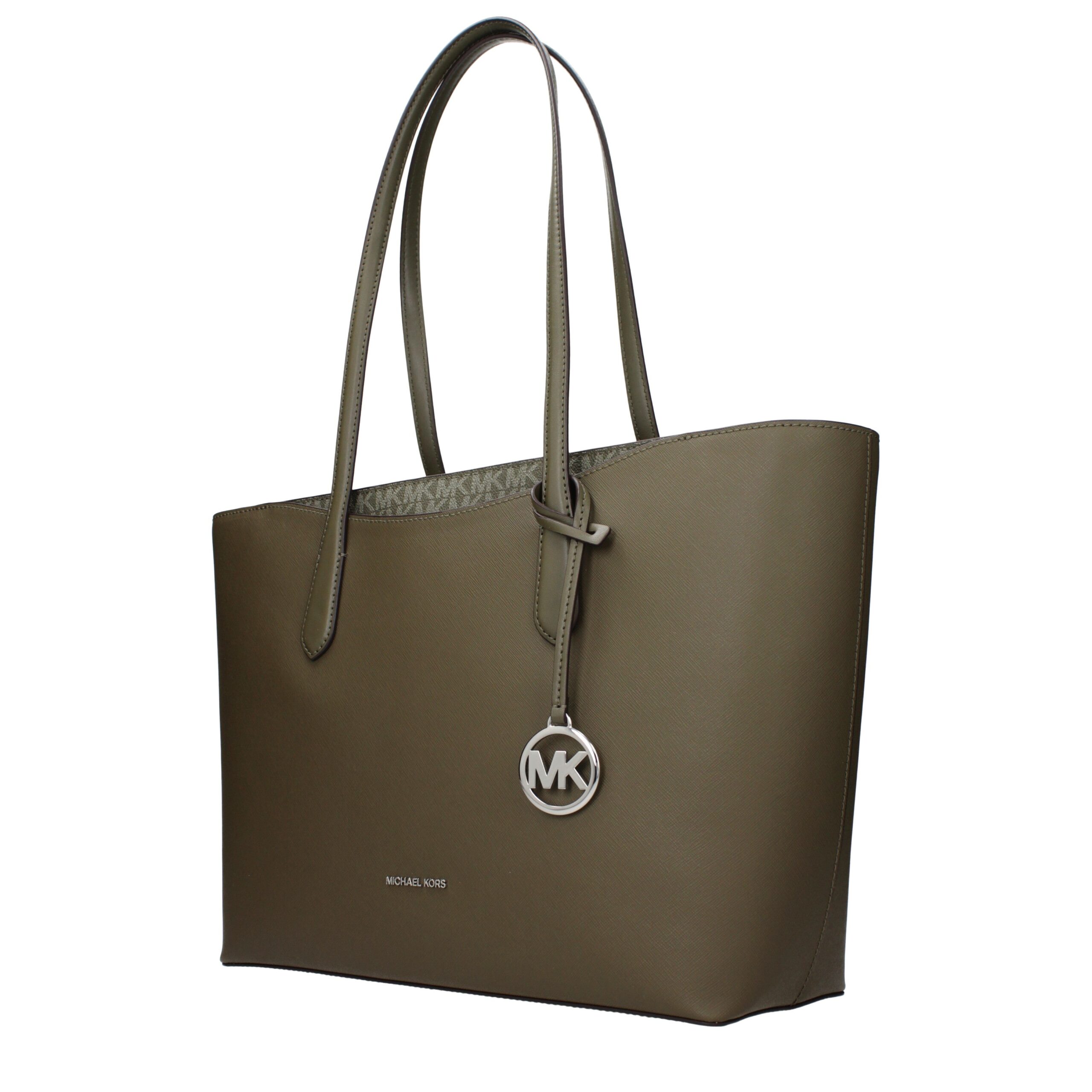 Michael Kors Green Fabric Shoulder Bag - Image 2