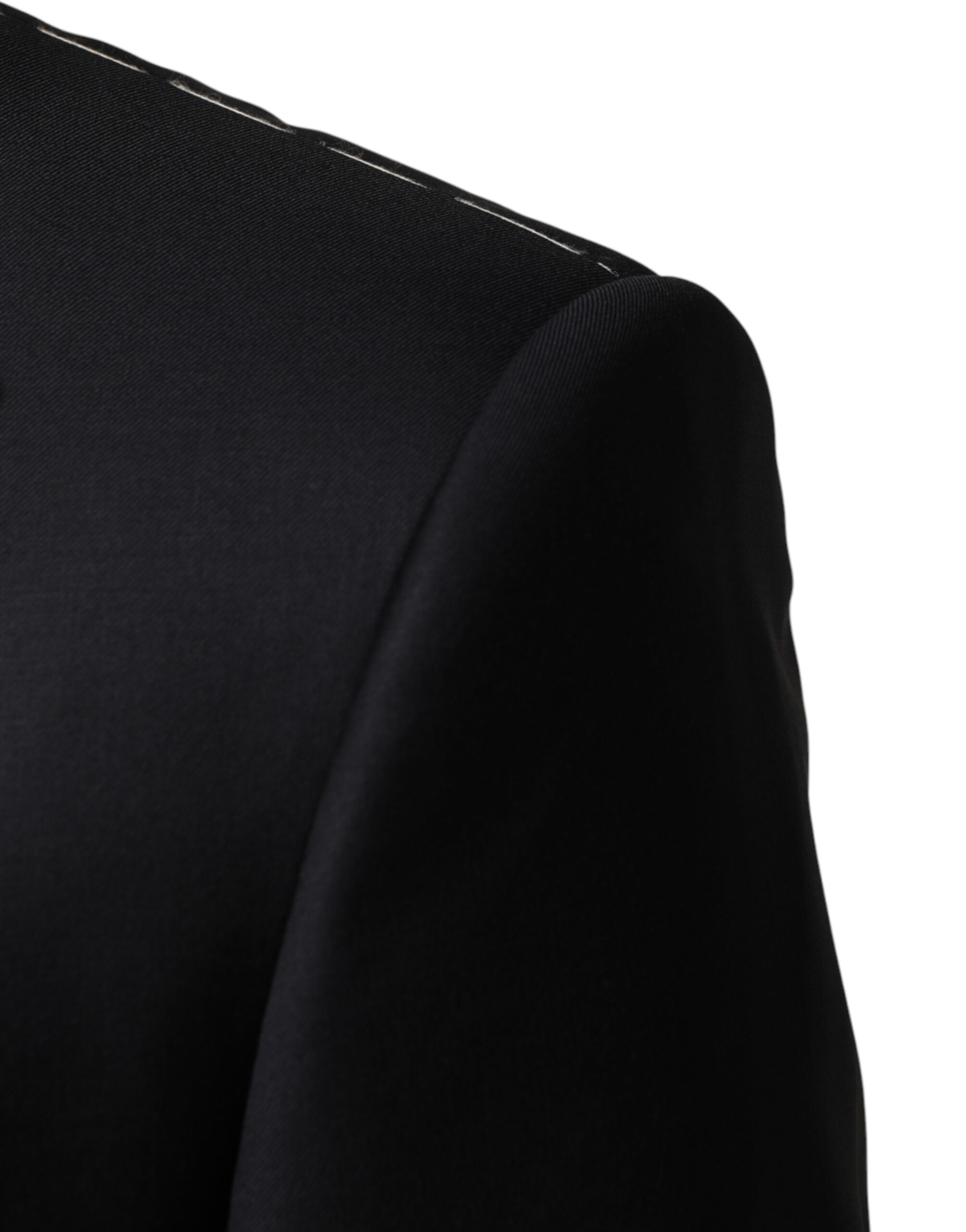 Dolce & Gabbana Blue Wool Single Breasted 3 Piece Men Suit - Image 4