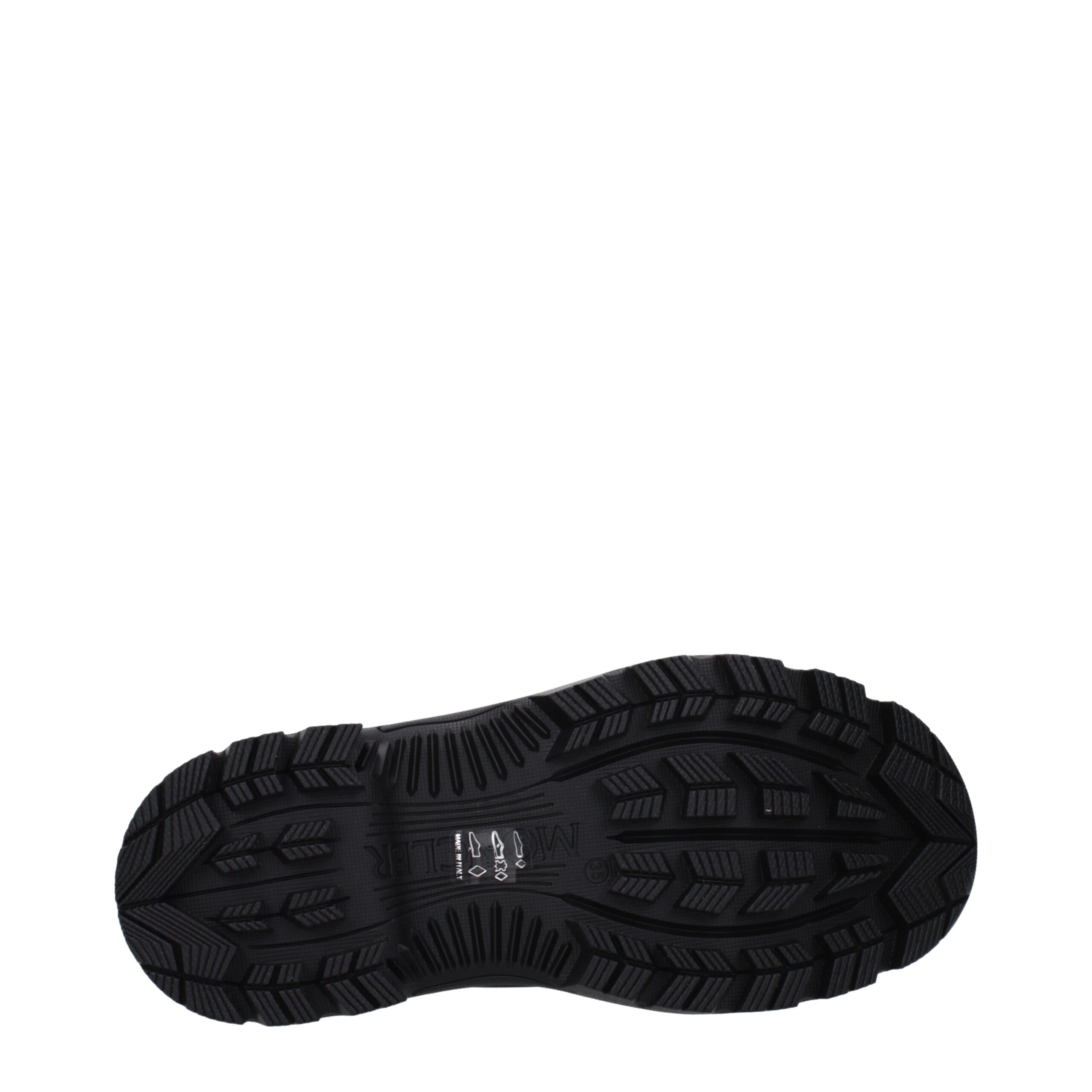Moncler Black Cotton Ankle Boots - Image 5