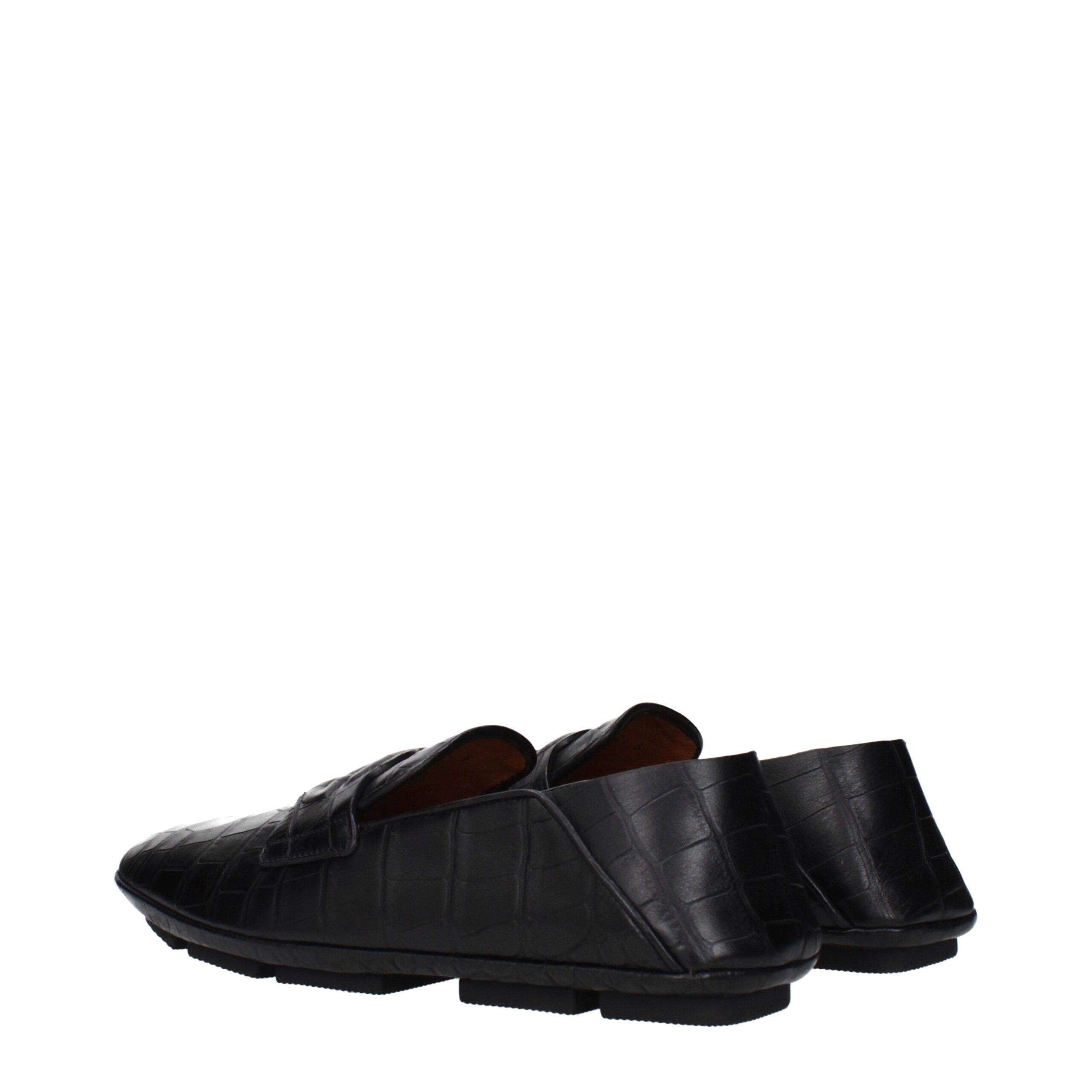 Dolce & Gabbana Black Leather Slip-On Loafers - Image 4