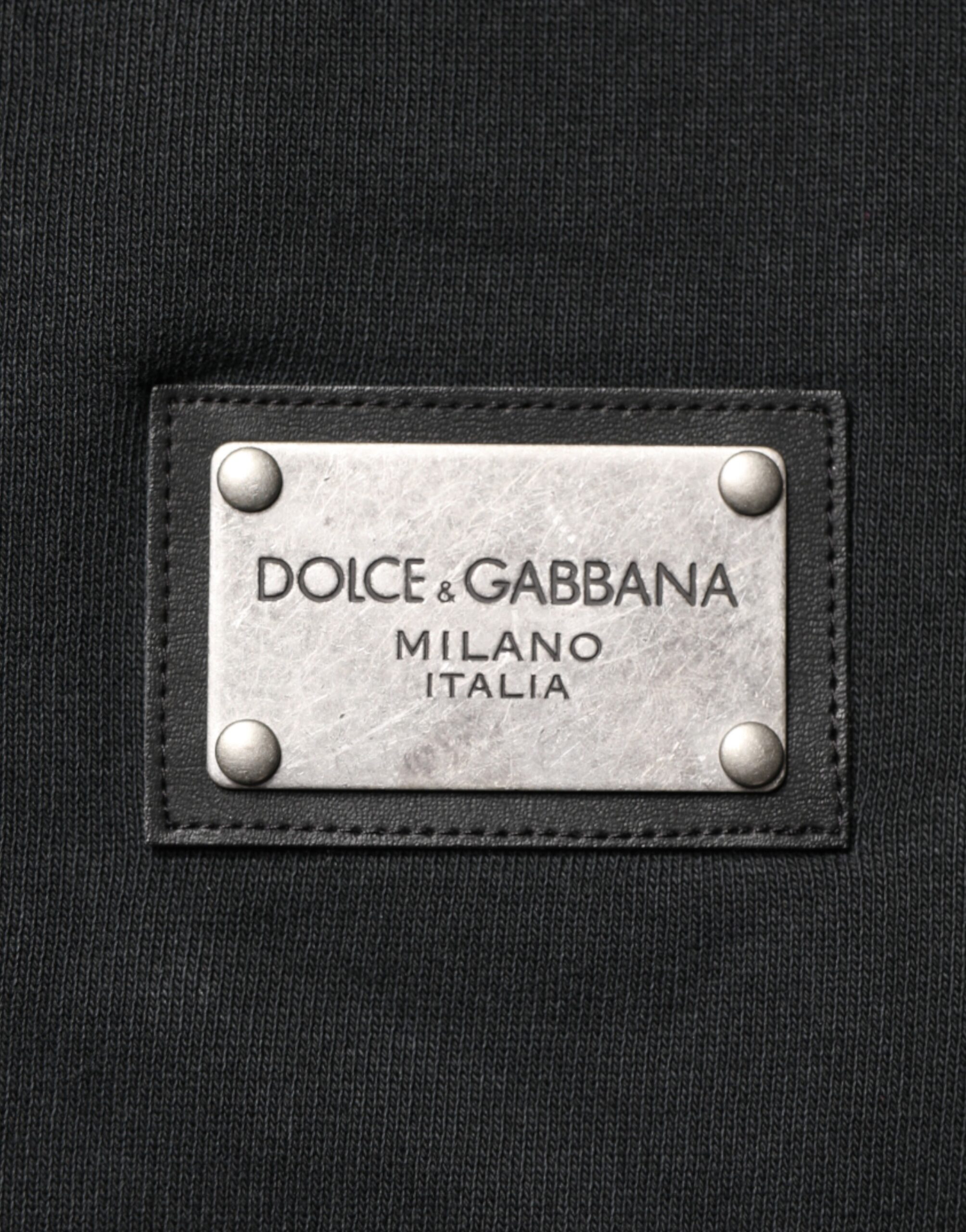 Dolce & Gabbana Black Full Zip Hooded Men Sweatshirt Sweater - Image 8